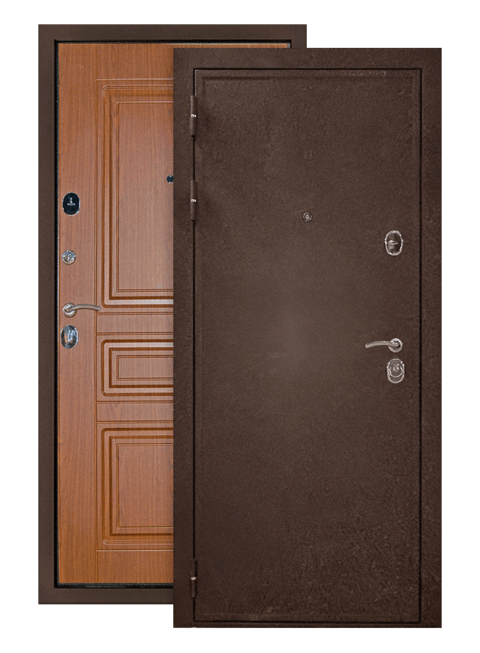 Дверь Модель 5 морёная берёза, снаружи